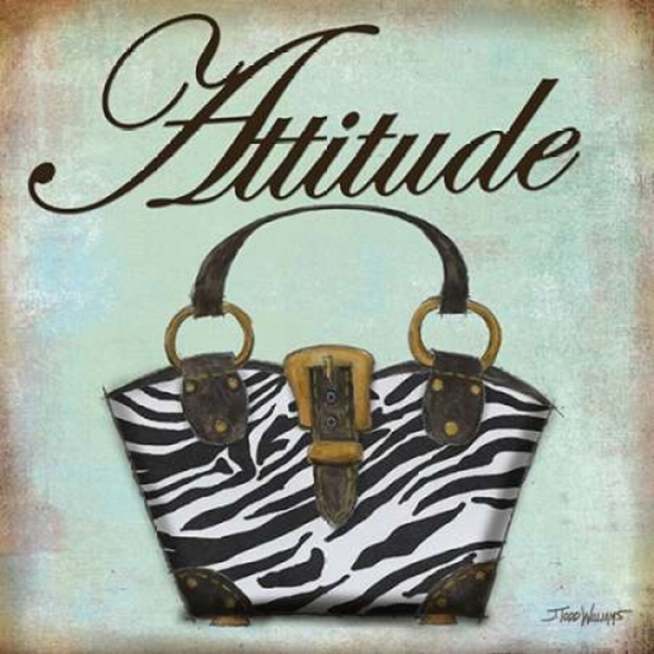 Zebra Purse Poster Print by Todd Williams - Item # VARPDXTWM032